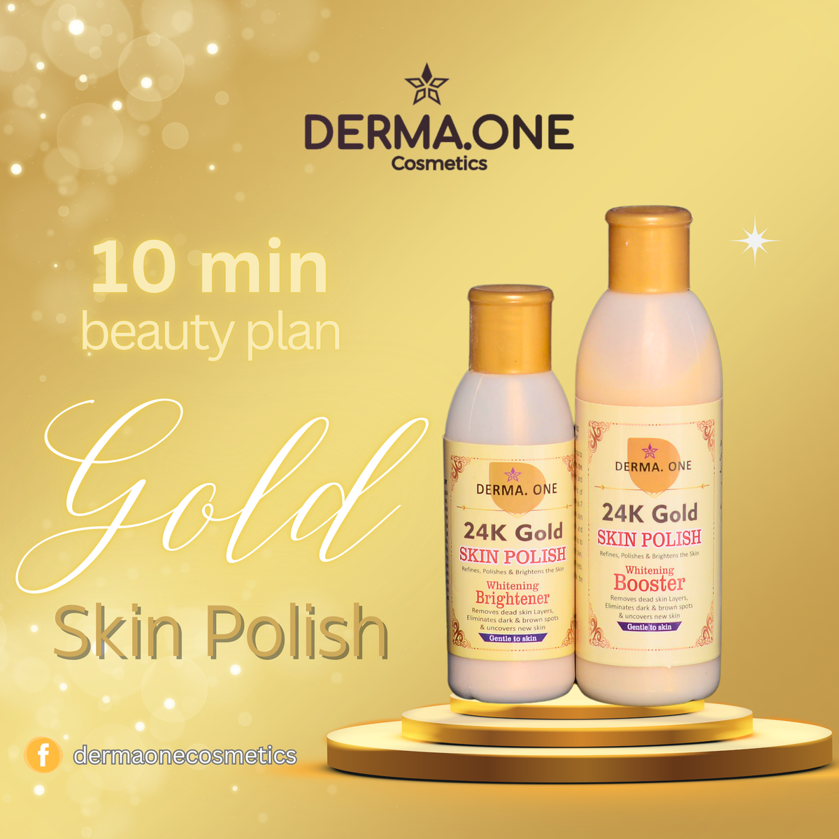 Derma One 24K Gold Skin Polish –Brightening Skin Polish | 200ml