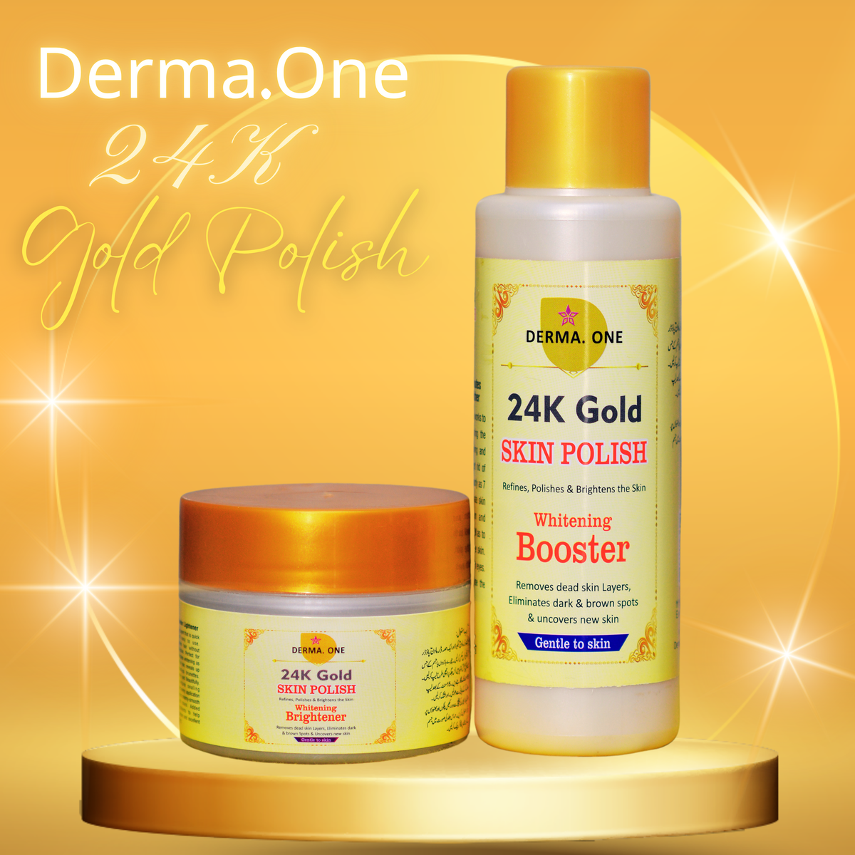 Derma One 24K Gold Skin Polish Parlor's Favourite -500ml(Devolper)+325gm(Powder)
